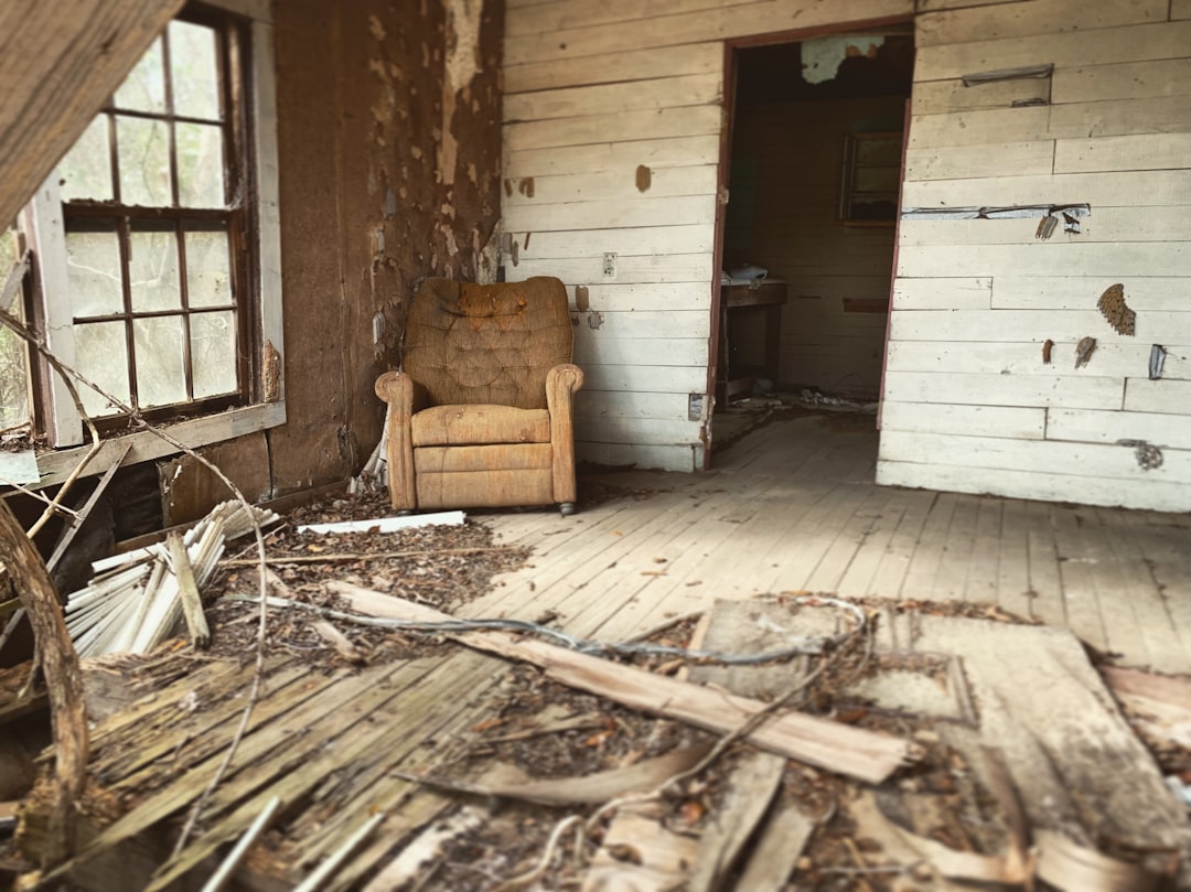 Interior water damage assessment showing the scope of restoration work required